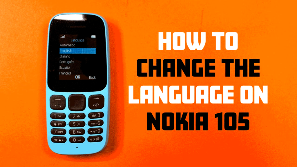 How to change language in Nokia mobile