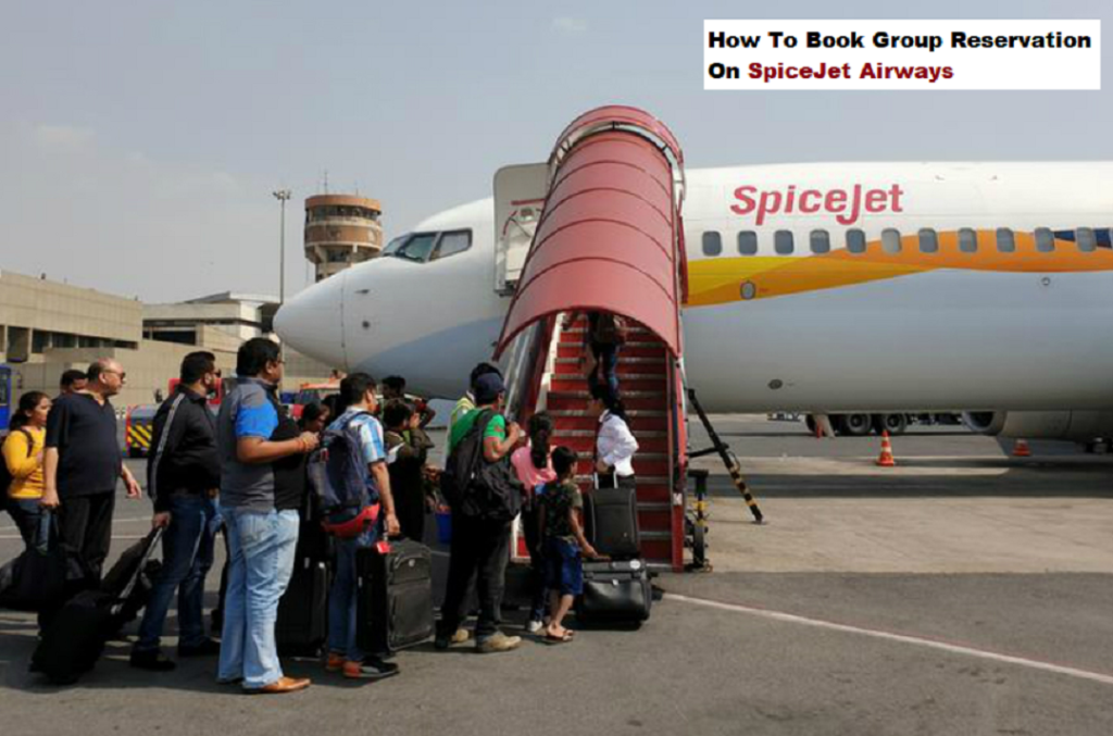 How to book group reservation on SpiceJet Airways
