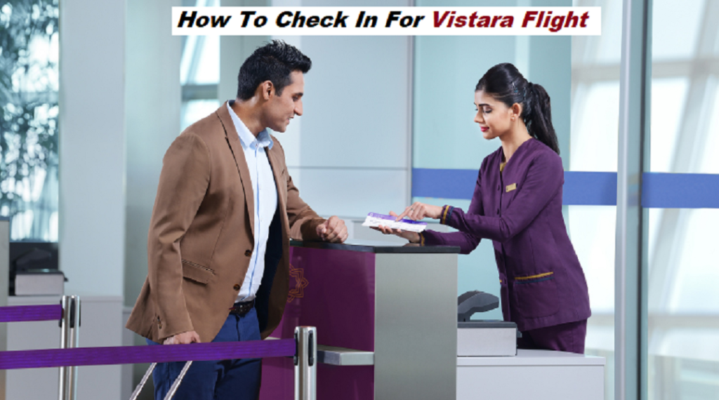 How to check in for Vistara flight