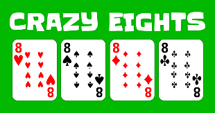 How to play a crazy eights card game