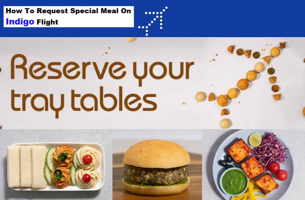 How to request special meal on Indigo flight